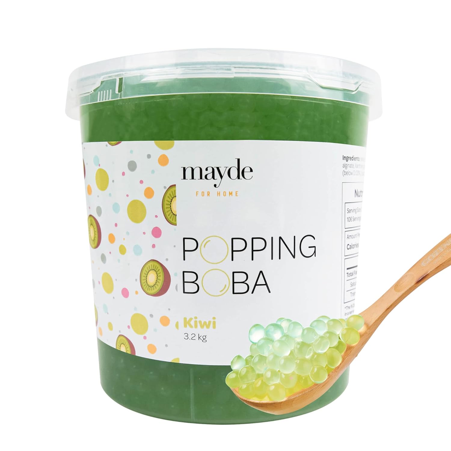 Mayde Popping Boba Pearls for Drinks, Desserts, & Breakfast Bowls