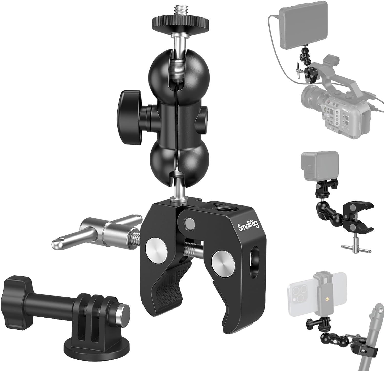 SMALLRIG Camera Clamp Mount for Versatile Shooting