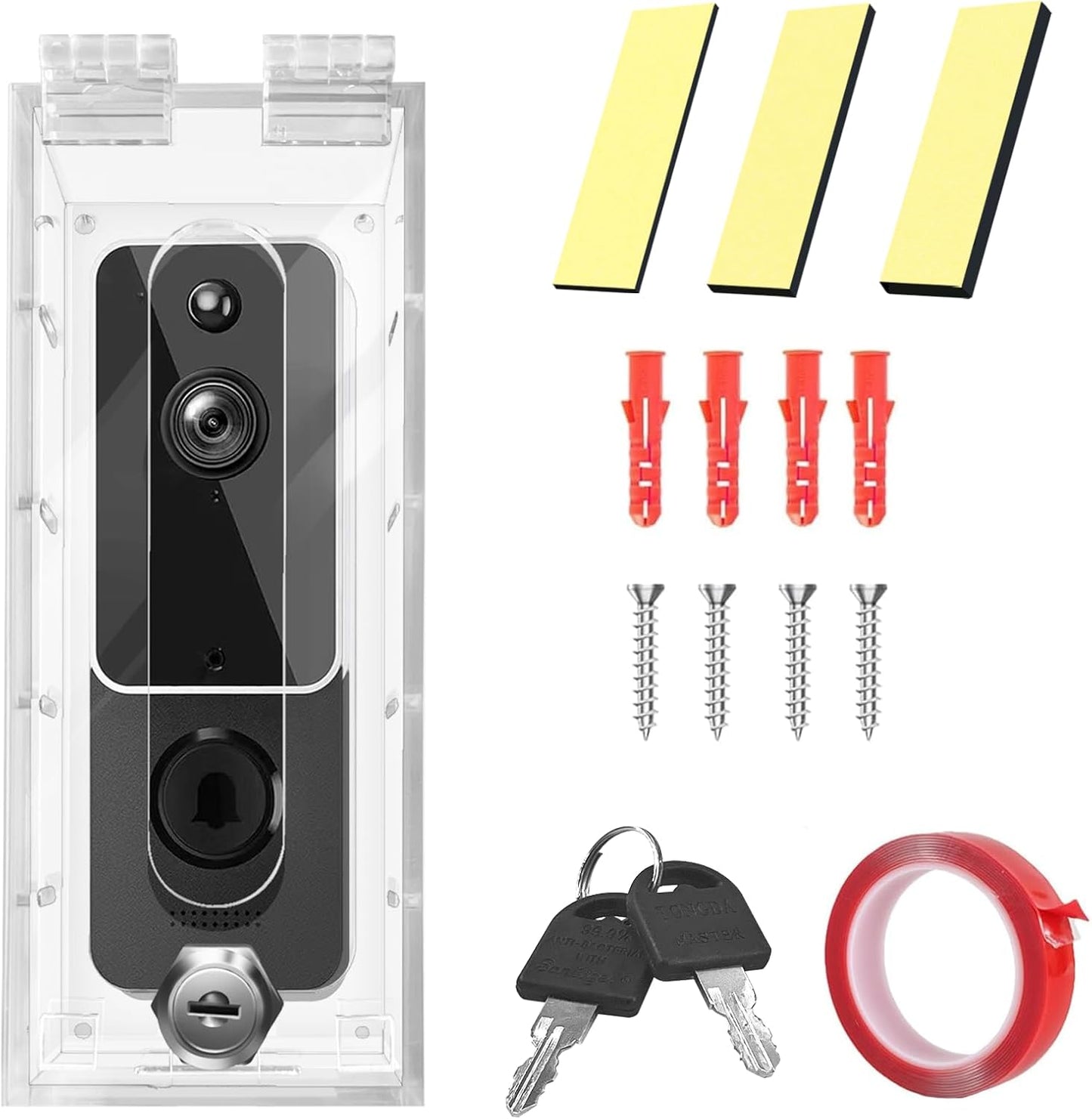 Secure Your Entryway with Transparent Anti-Theft Mount