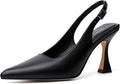 Susanny Slingback Kitten Heels - Elegant Pointed Pumps for Women
