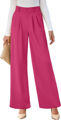 Wide Leg Pants for Women High Waisted Work Dressy Flowy Trousers