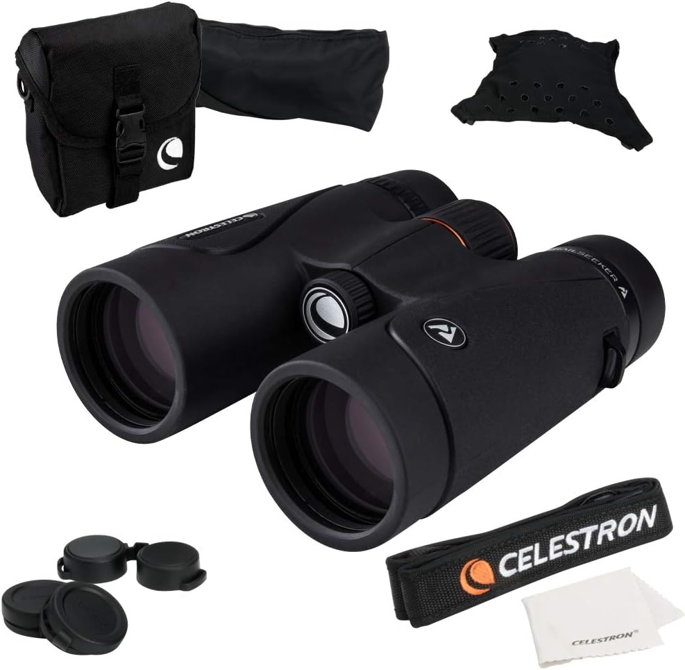 Celestron TrailSeeker 8x42 Binoculars for Bird Watching and More