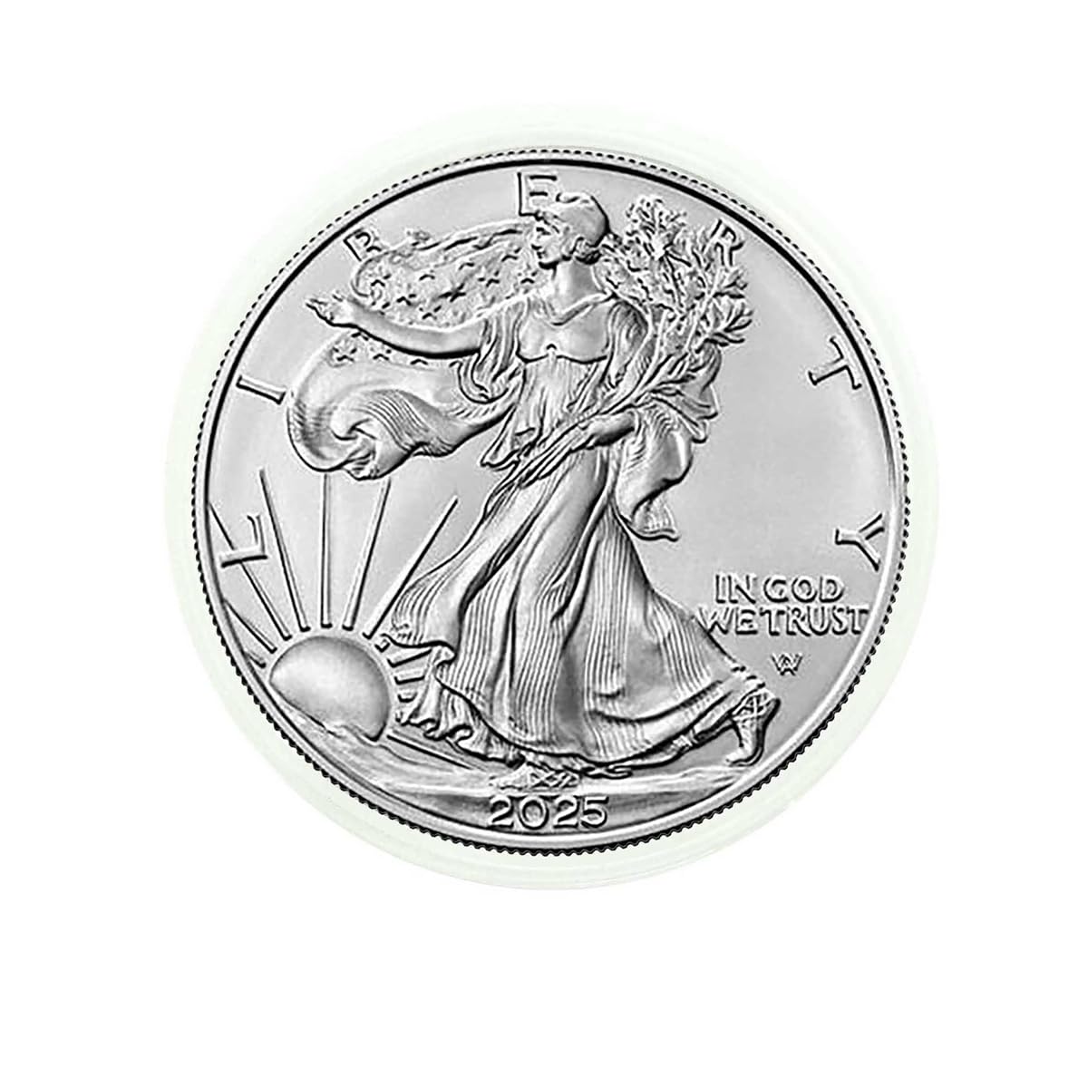 2025 American Silver Eagle .999 Fine Silver with Certificate