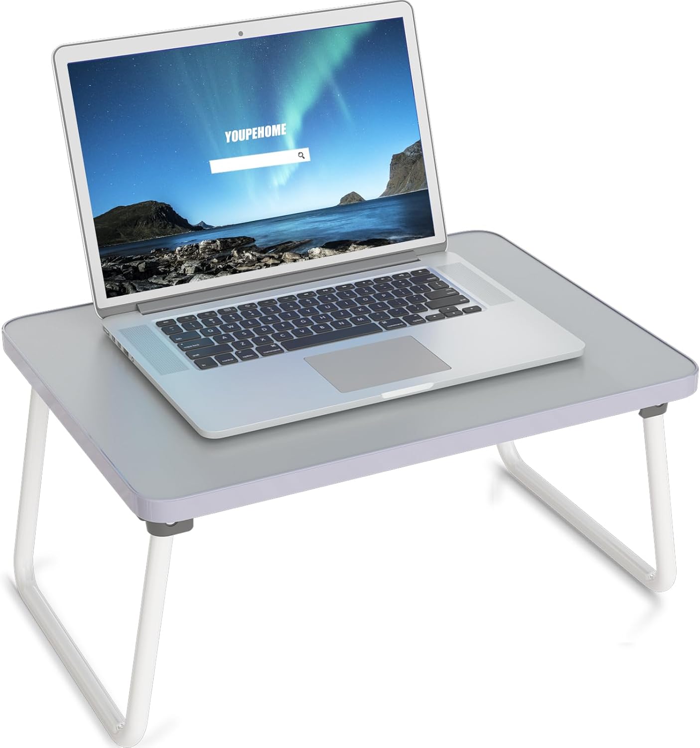Youpehom Gray Lap Desk - Portable Work & Study Tray