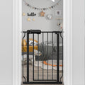 Narrow Baby Gate 24 to 29 in - Pressure Mounted Walk-Through Safety