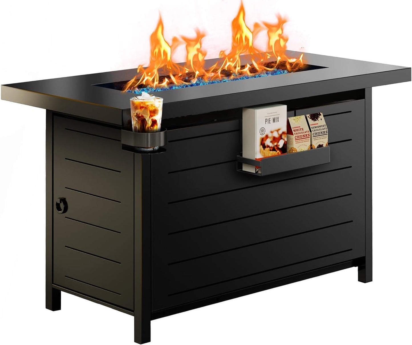 Ciays 43-Inch Propane Fire Pit Table for Cozy Outdoor Evenings