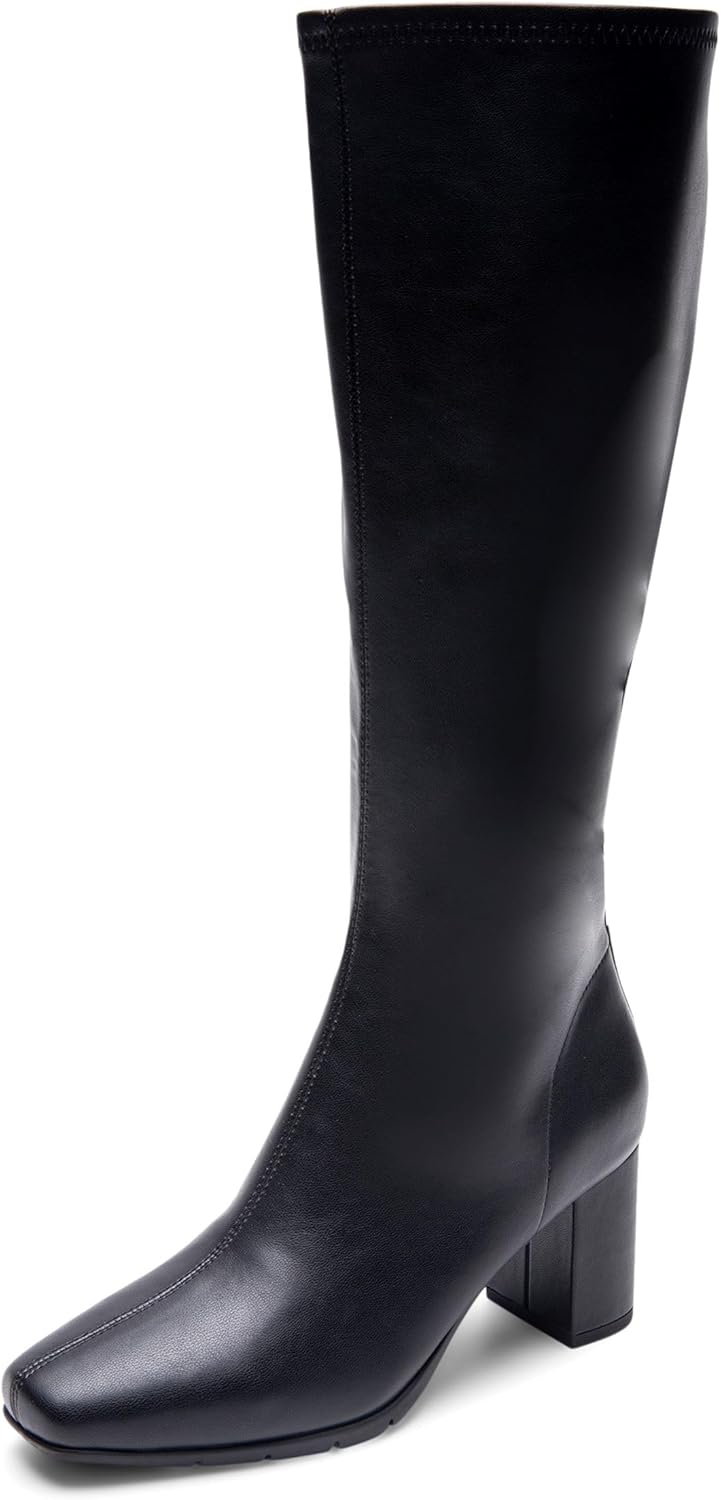 Aerosoles Women's Micah Knee High Boots with Block Heel Style