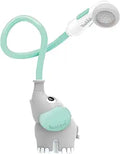 Yookidoo Baby Bath Shower Head Elephant Pump - Gentle Flow Fun