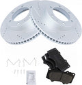 Performance Brake Pad and Rotor Kit for Toyota Vehicles by TRQ