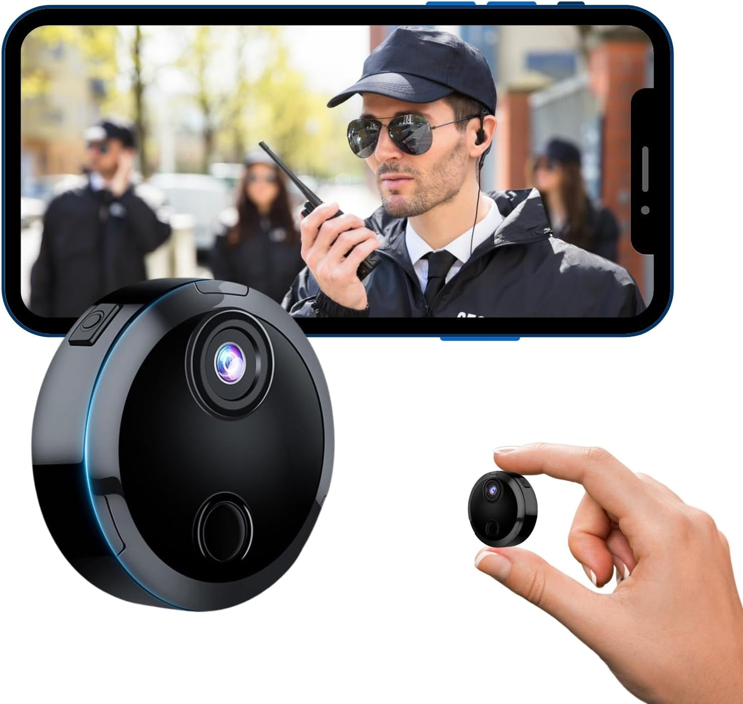 HD 1080P WiFi Spy Camera: Motion Detection, Night Vision