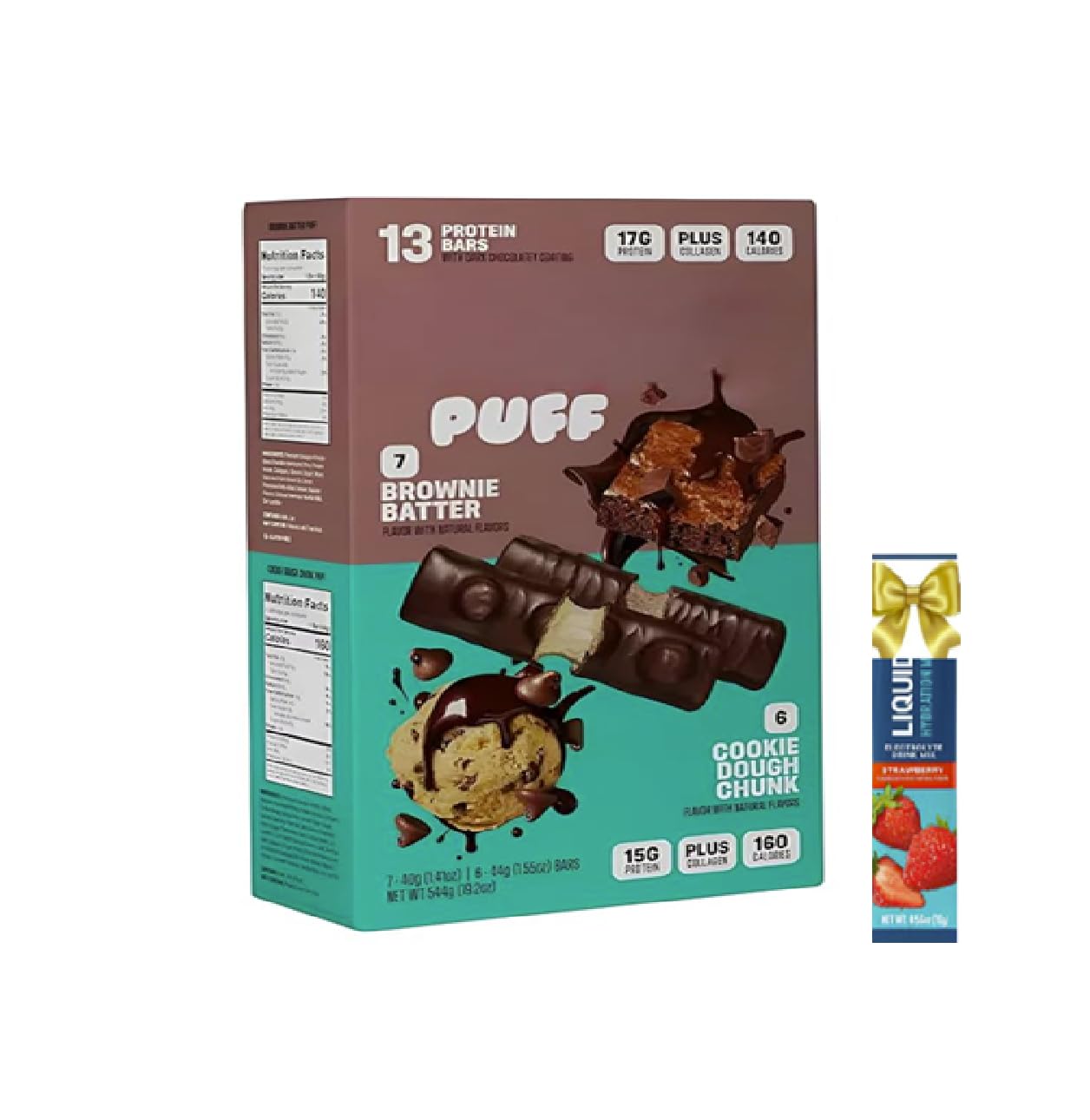 Puff Bars Protein Variety Pack - Brownie Batter & Cookie Dough