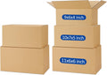Assorted Sizes Shipping Boxes 45 Pack - Durable Small Mailer Set