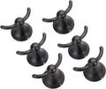 FILTA Bathroom Towel Hooks Oil Rubbed Bronze - 6 Pack