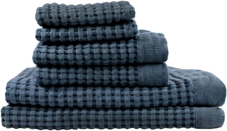 GILDEN TREE Waffle Towel Set Quick Dry Thin for Modern Living