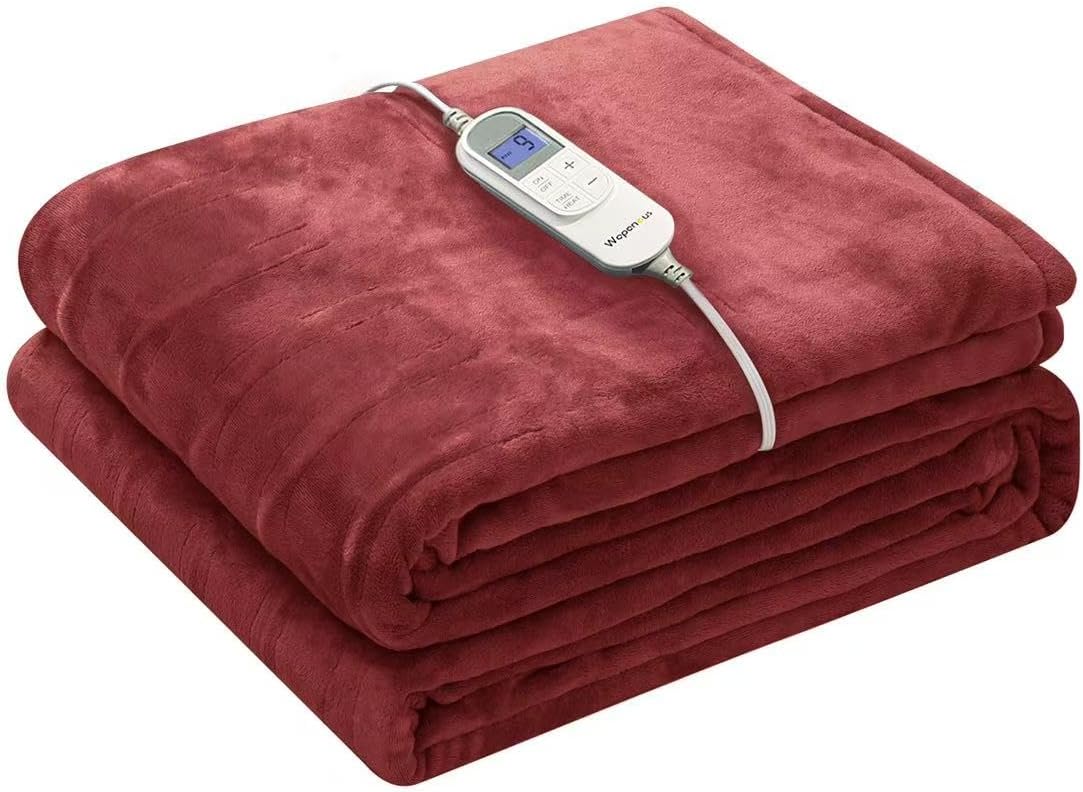 Wapaneus Heated Blanket Electric Full Size for Cozy Comfort