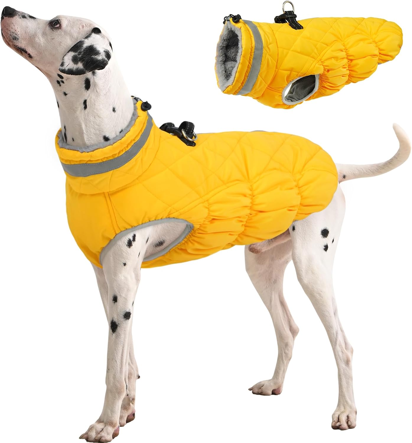 FUAMEY Dog Coat for Large Dogs - Waterproof Winter Jacket