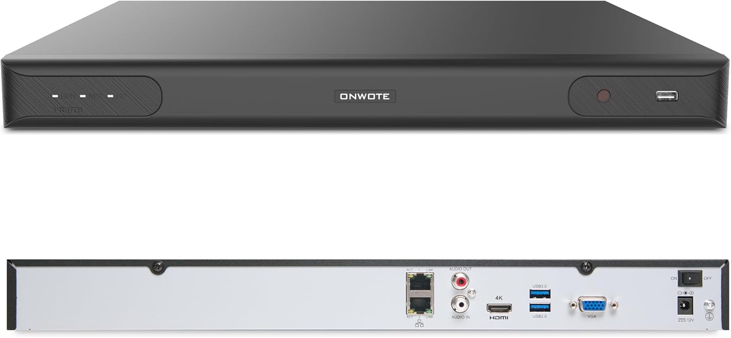 ONWOTE 12MP 32 Channel NVR IP Security Video Recorder Review