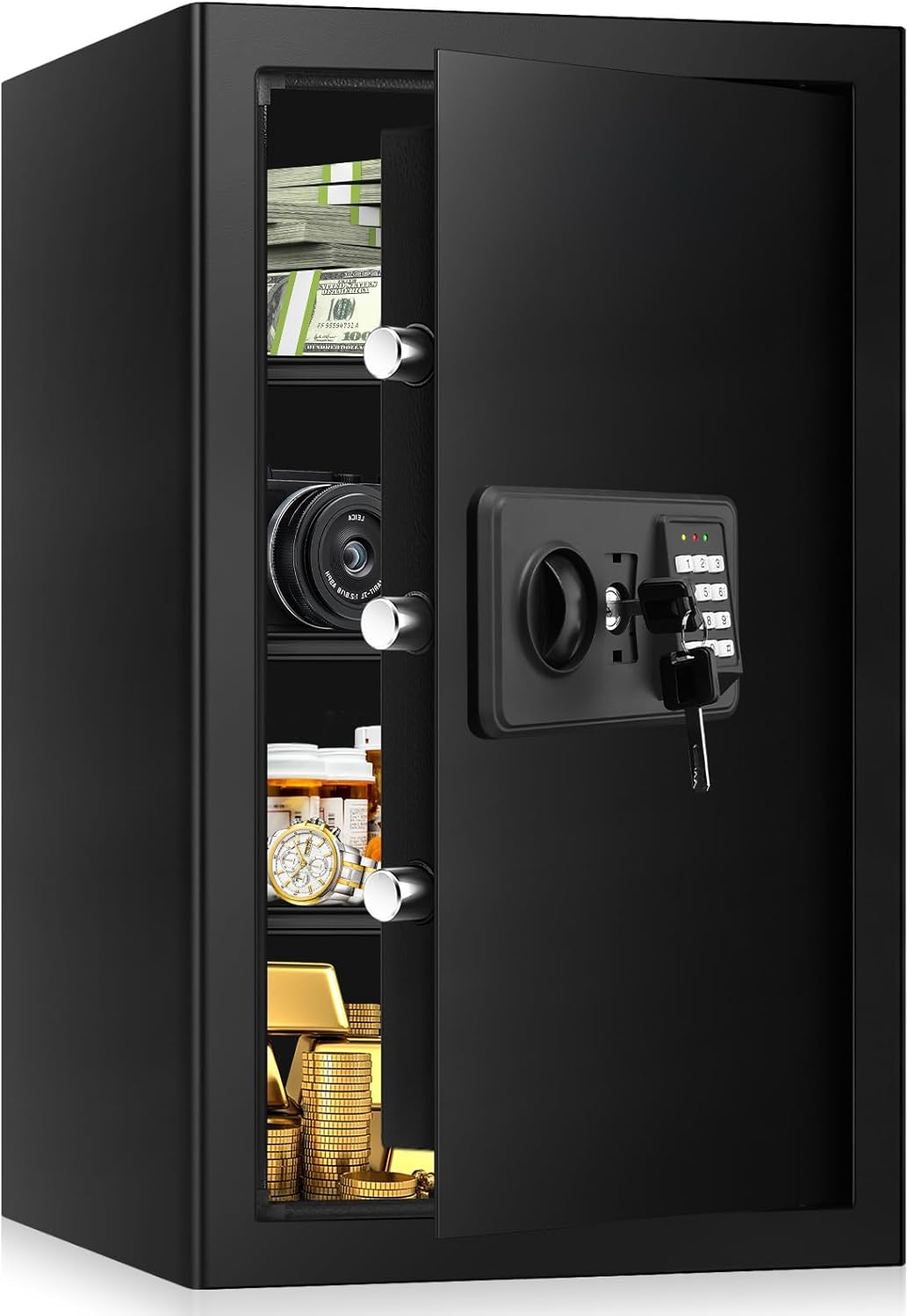 5.3 Cuft Fire and Water Proof Safe for Home Use with Lock Box