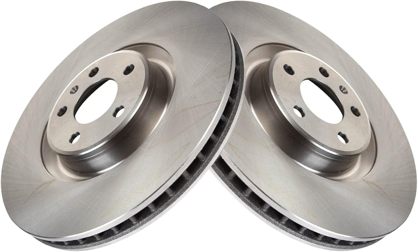 TRQ Front Brake Rotors Set for Audi A6 A7 A8 Quattro Models