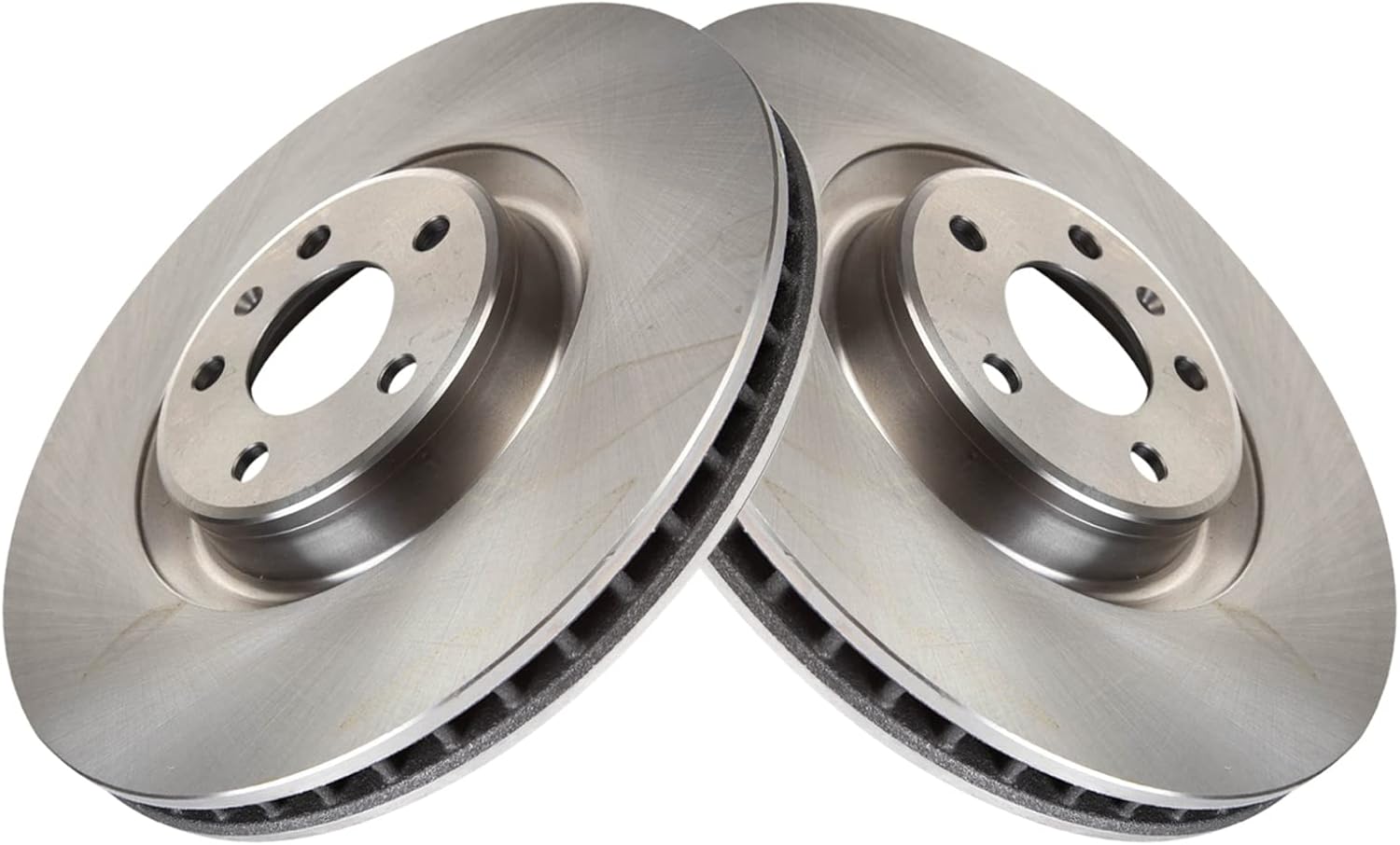 TRQ Front Brake Rotors Set for Audi A6 A7 A8 Quattro Models