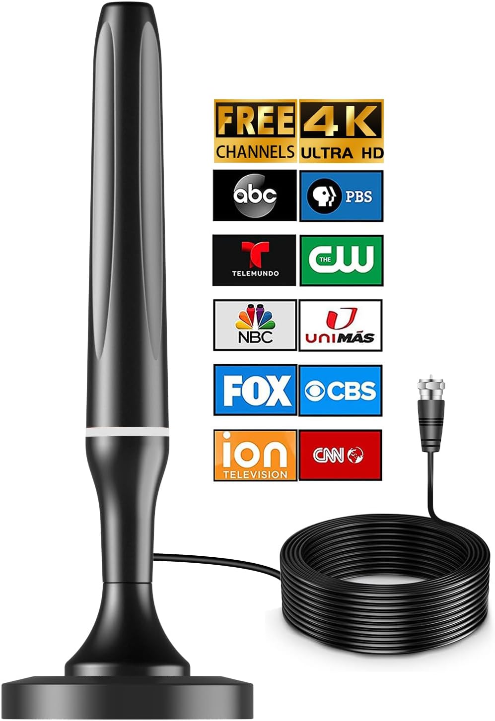 360 Reception Indoor TV Antenna - High Performance