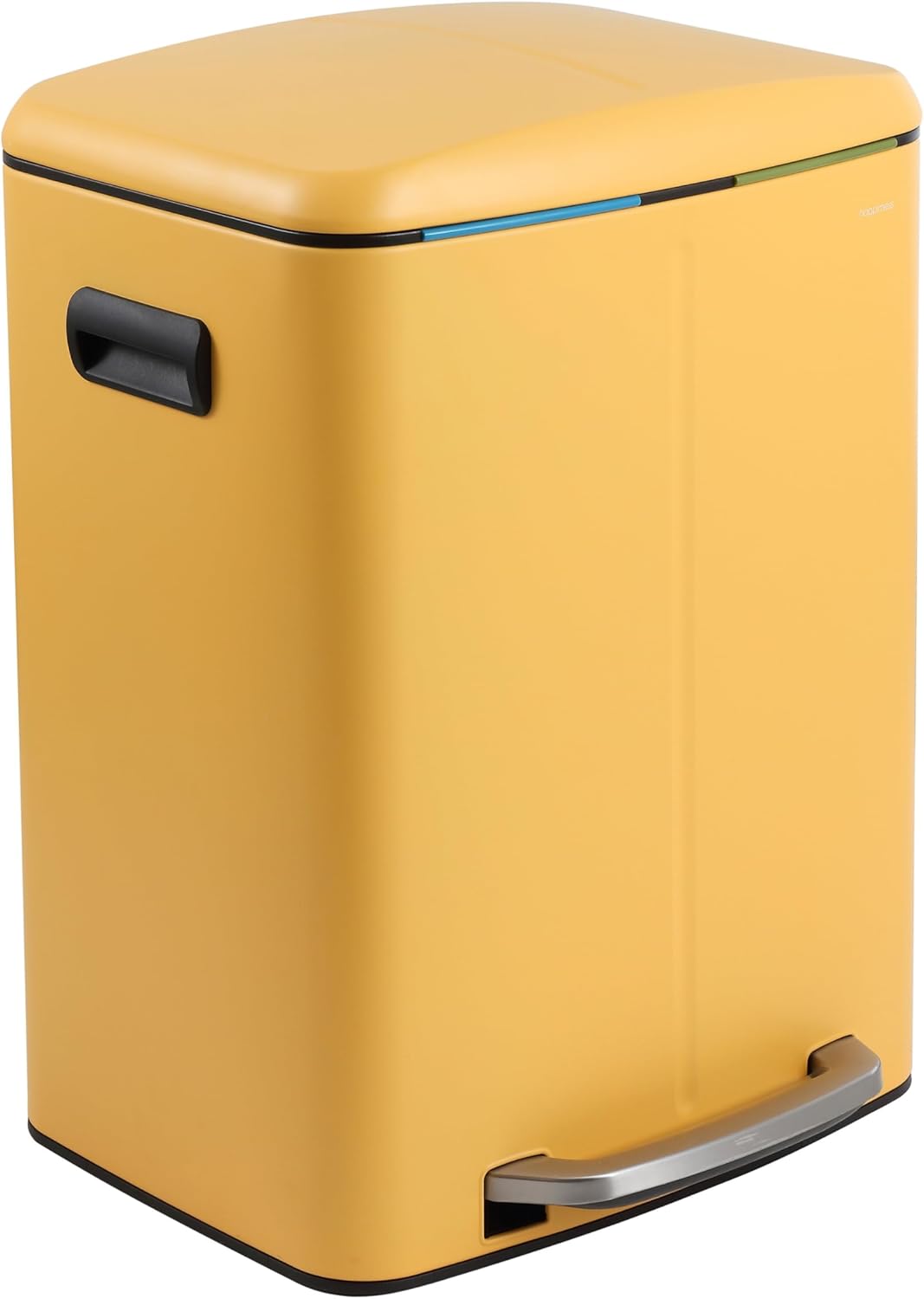 happimess HPM1005L Marco Rectangular Double Bucket Trash Can