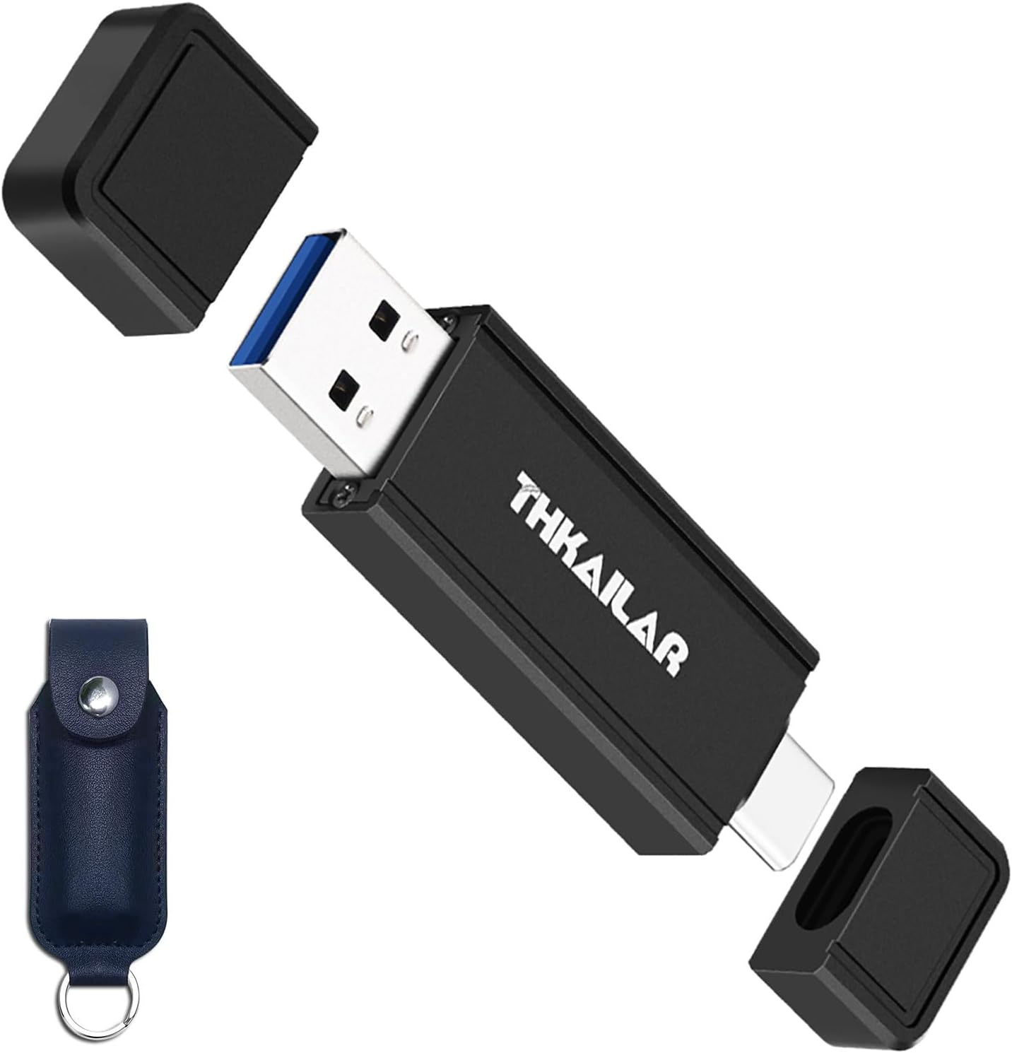 THKAILAR 1TB Thunderbolt 3 Flash Drive - Ultra Fast 1000MB/s Read Speed