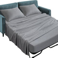 SPRINGSPIRIT Sleeper Sofa Queen Sheets Set - Soft Grey Deep Pockets
