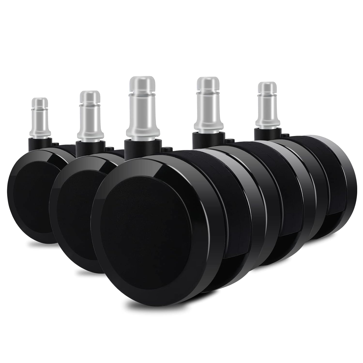 Universal Heavy Duty Caster Wheels Set for Aeron Chair - Smooth Mobility