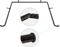 MERIVILLE 1-Inch Bay Window Rod Set - Oil-Rubbed Bronze