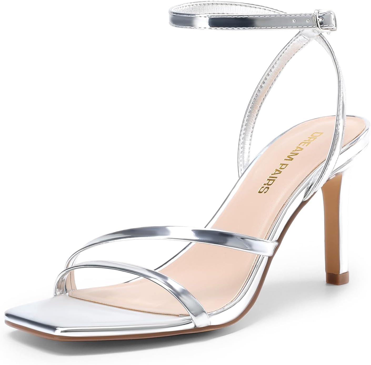 DREAM PAIRS Womens High Stilettos Heels Open Toe Sandals