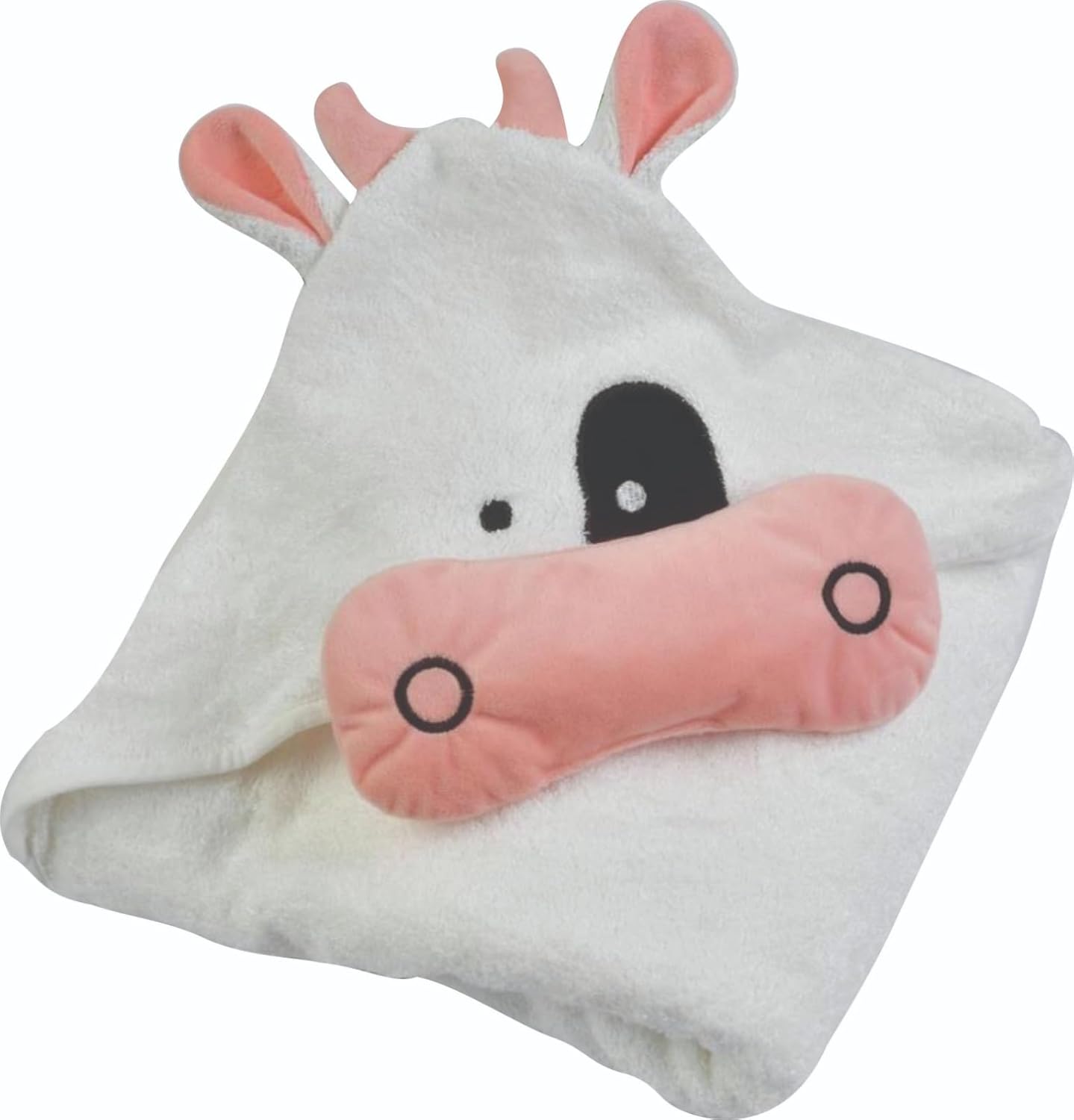 Ultra Soft Cow Design Hooded Towel for Babies and Toddlers