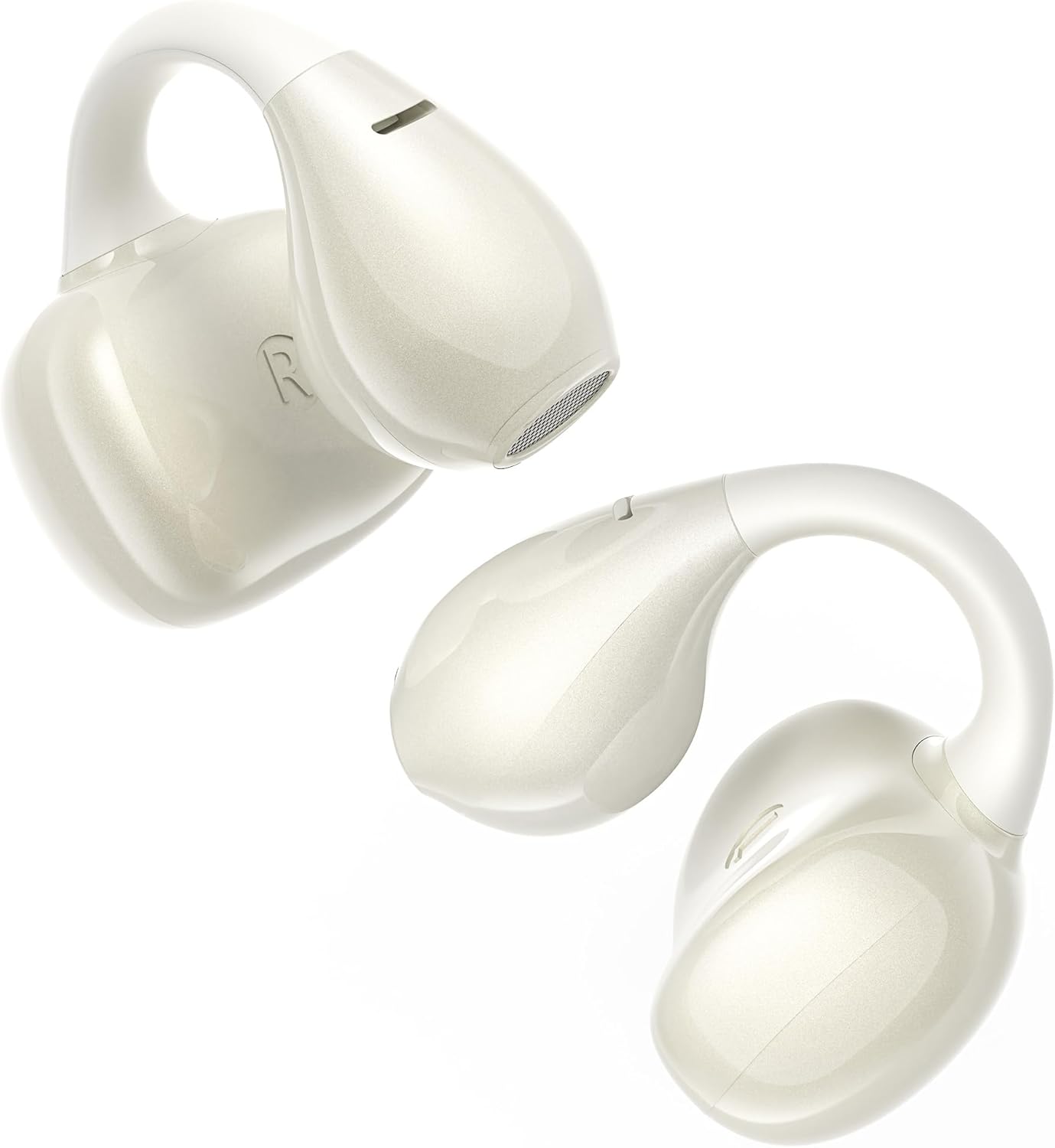 Wireless Clip-On Headphones, Clear Sound, 22-Hour Playtime