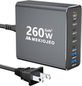 Ultra-Fast 7-Port USB C Charger by MEKIOJEO