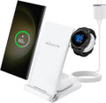 3 in 1 Wireless Charging Station for Garmin Watch and Phone - Foldable