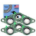 PGN UCFL205-16 Pillow Block Bearing - Durable 1in Bore Pack of 6