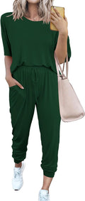 Two Piece Jogger Set Women Summer Lounge Outfit - Travel Ready