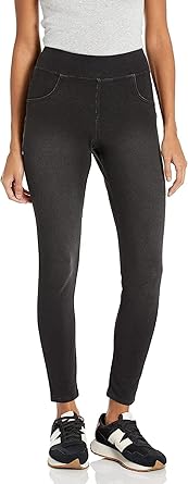 HUE Women's Super Soft Stretch High Rise Denim Leggings Review