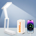 Small Desk Lamp Rechargeable 6000mAh Portable LED - Long Battery