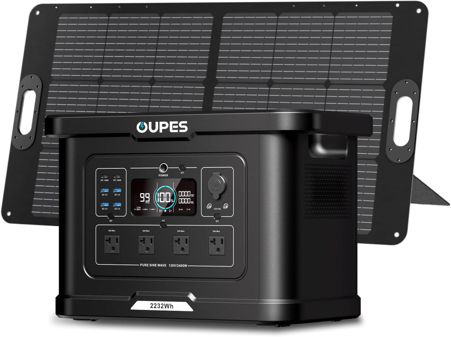 OUPES Exodus 2400 Solar Generator: Ultimate Power Solution