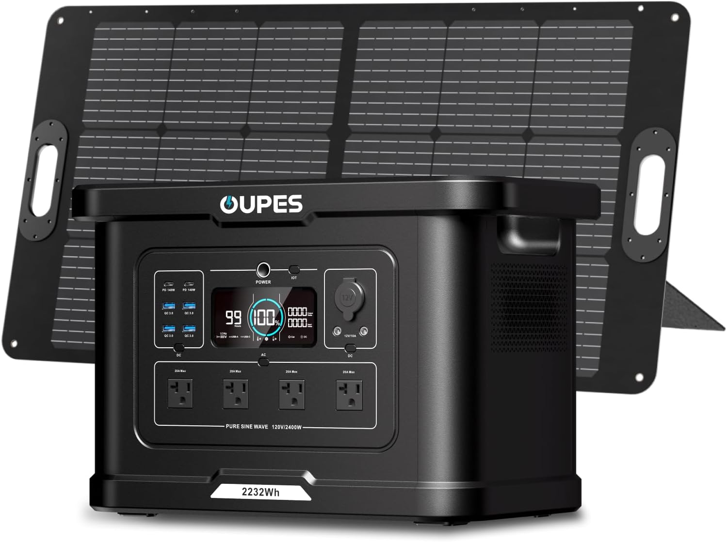 OUPES Exodus 2400 Solar Generator: Ultimate Power Solution