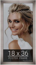 wallsthatspeak 18x36 Stainless Picture Frame for Posters & Puzzles