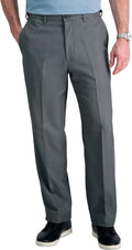 Haggar Men's Cool 18 Classic Fit Flat Front Casual