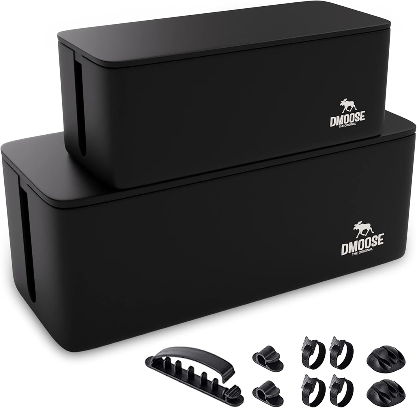 DMoose Cable Organizer Box - Mess-Free Wires