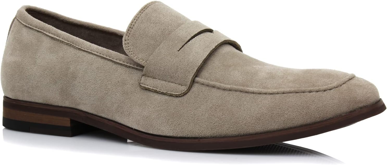Ferro Aldo Dylan Classic Moc-Toe Penny Loafers for Men