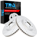 TRQ Front Performance Brake Rotors Set Compatible with Acura & Honda