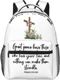 Christian Laptop Backpack for Travel and Daily Use - 15.7in Size