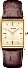Seiko Essentials Watch for Men - Timeless Champagne Dial