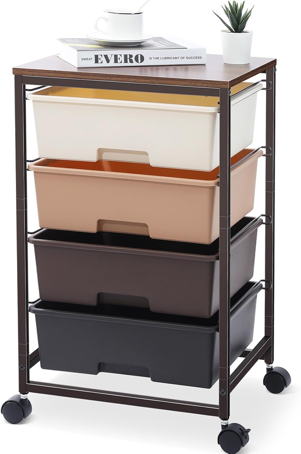 SYKIARIOL Rolling Utility Cart: Organize with Ease!
