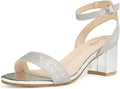 DREAM PAIRS Women's Open Toe Ankle Strap Low Block Chunky Heels